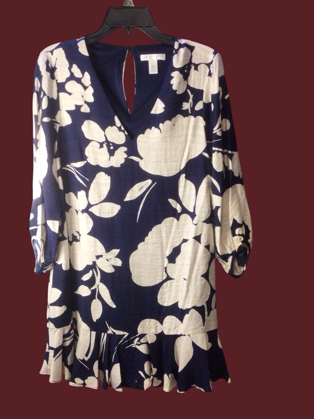 NWOT...Womens London Times Linen lined dress . SZ SM